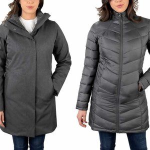 NWT Kirkland Signature Women's 3-in-1 Insulated Parka Black Size 2XL $200 WWW023